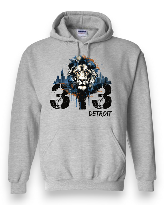 Detroit Lions 313 Hooded Sweatshirt