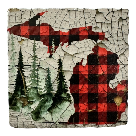 Michigan Marble Magnet