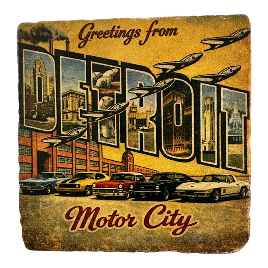 Detroit Motor City Magnet
