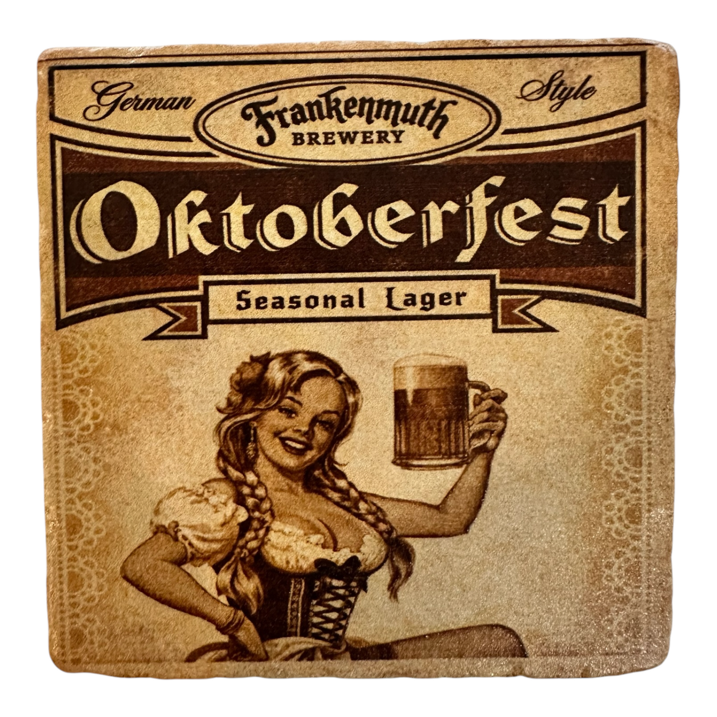 Frankenmuth Marble Coaster