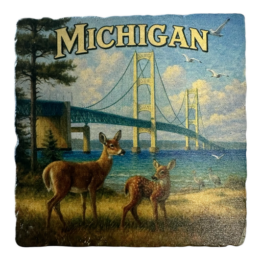 Michigan Marble Coaster
