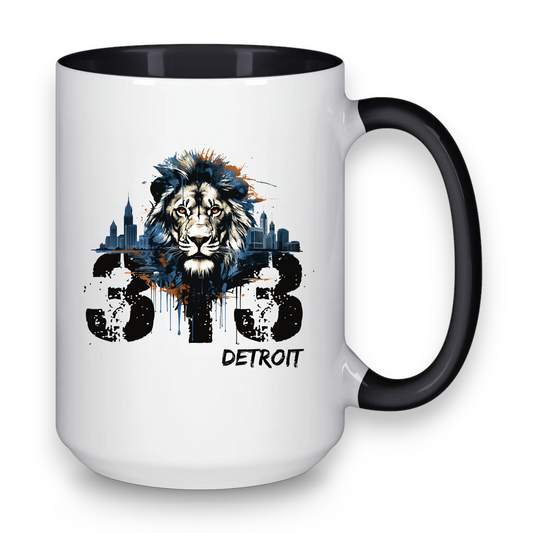 Detroit Lions 313 15 oz. coffee mug